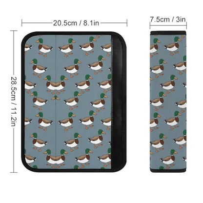 Breathable Car Seat Belt Pad for Girls and Boys, Stroller Pushchair High Chair, 2PCS Mallard Duck Print Shoulder Harness Cover Easy Install (No Tool) - color: Pattern 1016