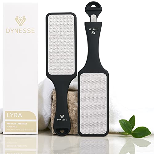 Foot File. Best Premium Pedicure Foot Rasp and Callus Remover. 3-in-1 Tool. Removes Hard Skin. No Risk of Injury. Stainless Steel. Ergonomic Handle. Washable. Works on Both Wet and Dry Feet.