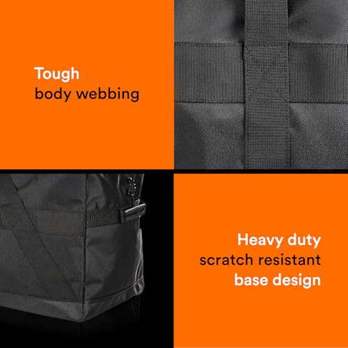 Fitdom 123L 42" Heavy Duty Extra Large Duffle | Upgrade Zipper, Durable and Water Resistant, Camping Bag, Travel Storage, Tent Storage, Sports Equipment Bag, Coaches