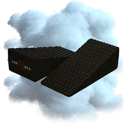NEW High-Quality EVA Foam Squat Wedge Blocks Lightweight Squat Wedge Block For Yoga, Calf Stretching, Weight Lifting Slant Board Gym Wedges For Heel Elevated Squats 40% Stronger Odorless
