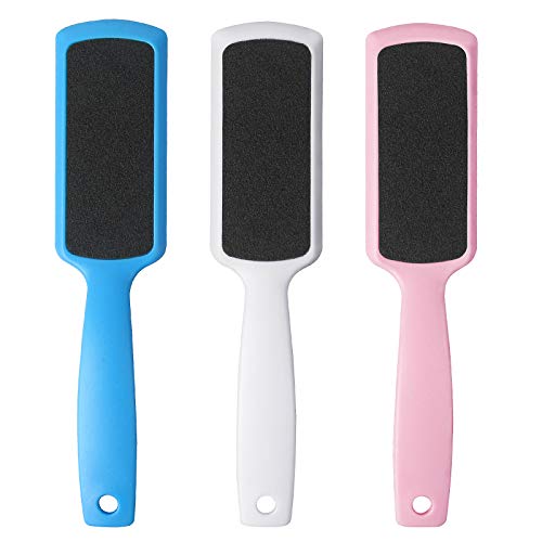 Fu Store Pedicure Foot Files Callus Remover with Double Sided Feet Rasp | 3 Pack Foot File for Dead Skin Professional Scrubber for Feet - size: 1 Count (Pack of 3)