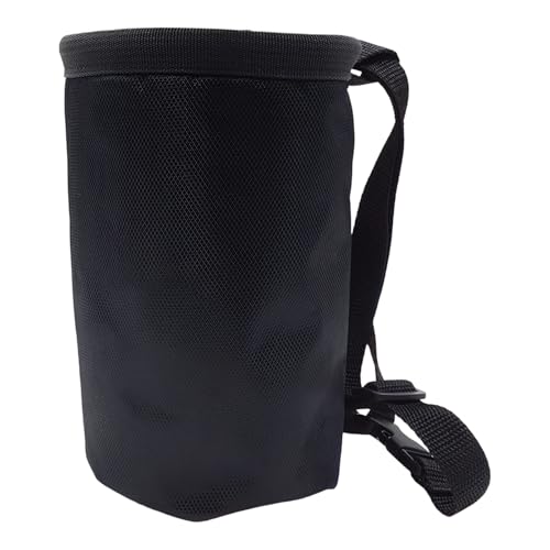 Chalk Bag for Rock Climbing, 840D Oxford Cloth Bouldering Chalk Bag with Quick-Adjust Waist Belt, 7.5x4.9x4.9 in Lightweight Bag for Climbing, Weight Lifting, Gymnastics