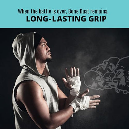 Death Grip Bone Dust MG2+ Climbing Chalk – 125g Fine Powder Magnesium Carbonate from Solar Seawater – High-Performance Hand Chalk for Climbing, Bouldering, Weightlifting, Gymnastics & Training