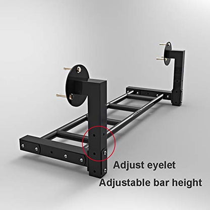 Wall-Mounted Horizontal Bars and Parallel Bars Climbing Frame, Cross-Beam Steel, Exercise Equipment for Home Gym, Safe Load 300KG (Size : Style 1) - size: Style 1