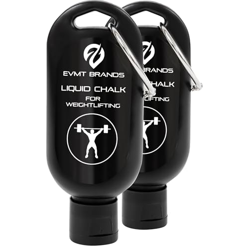Liquid Chalk, Mess Free Gym Chalk for Weightlifting, Gymnastics, Rock Climbing, Dancing. Sweat Resistant and Long Lasting for Stronger Grip. - color: B2-2pk Lf