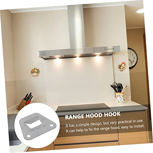 10Pcs Stainless Steel Triangle Hooks for Kitchen Range Hood Durable Hanging Boards for Cooker Hood Supplies Lightweight Easy to Install Practical Kitchen Accessories