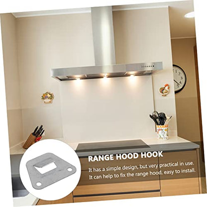10Pcs Stainless Steel Triangle Hooks for Kitchen Range Hood Durable Hanging Boards for Cooker Hood Supplies Lightweight Easy to Install Practical Kitchen Accessories