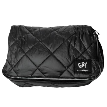 Ultralight Shoe Bag – QD-Ultra Quilted Micro-Ripstop Nylon, Water-Resistant Zippers, Fits Up to US Men's Size 13, Perfect for Travel & Gym