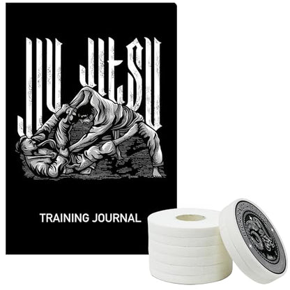 Bighorn Athletics Jiu Jitsu Training Bundle: Essential BJJ Finger Tape and Training Journal Included