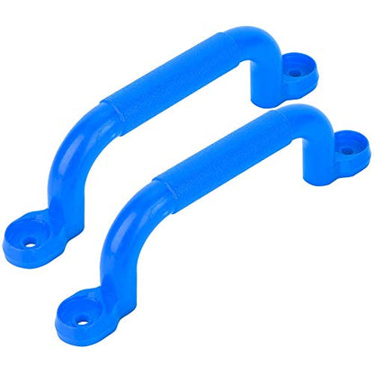 VGEBY1 Climbing Frame Handles, Plastic Kids Children Playground Safety Non-Slip Handle Swing Toy Accessories - color: Blue