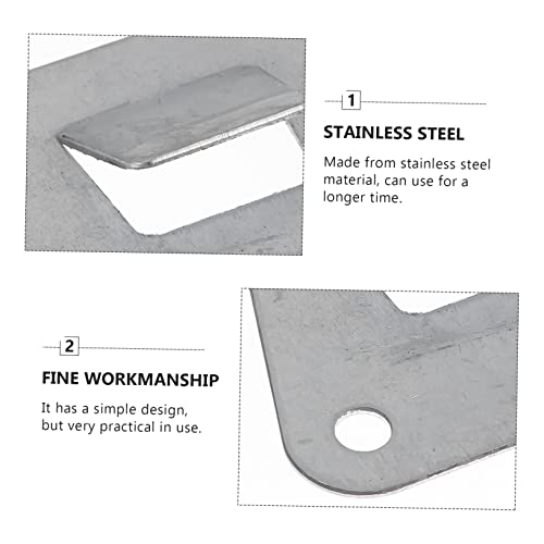 10pcs Stainless Steel Range Hood Hooks Triangle Hanging Boards for Kitchen Accessories for Side-Suction Hood Installation
