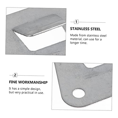 10pcs Stainless Steel Range Hood Hooks Triangle Hanging Boards for Kitchen Accessories for Side-Suction Hood Installation