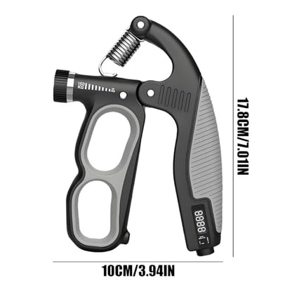 Grip Trainer Adjustable Resistance 22-330Lbs Finger Training | Forearm Grip Strengthener Training Exercise Workout Physical Recovery Practice for Golf Climbing Wrestling Fitness Gym Home