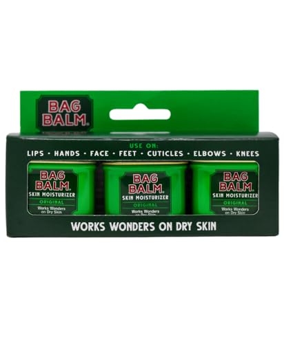 Bag Balm Skin Moisturizer Mini Tin Gift Box (Set of 3)