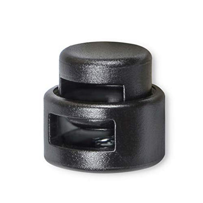 DYZD Single Hole Cord Lock Toggle Stopper Plastic Spring Rope End (20 PCS) - size: 20 Petite