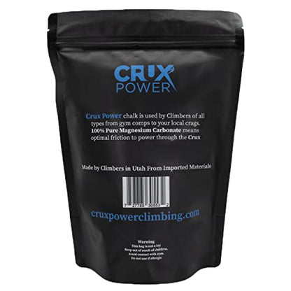 Performance Climbing Chalk for Rock Climbing, Gymnastics, Weight Lifting - 100% Pure Magnesium Carbonate, No Drying Agents, Medium Blend Loose Rock Climbing Chalk - 200g