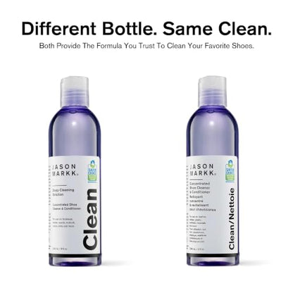 Jason Markk Deep Cleaning Solution, Shoe Cleaner, Cleans & Conditions, Sneaker Care, Ideal for Footwear, Safe for Leather, Suede, Nubuck, Cotton, Knits, 8oz - style: 8oz Sneaker Cleaner