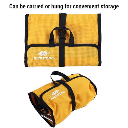 Lixada Climbing Quickdraw Hanging Storage Bag Climbing Gear Organizer Bag Small Tools Organizer Pouch - color: Yellow