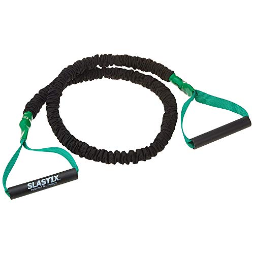 Stroops Slastix Toner Resistance Bands with Handles | Safe Sleeve Exercise Bands for Strength Training, Full Body Workouts, and Home Gym Fitness - color: Black, size: Very Heavy Resistance - 30 lbs.