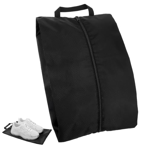 Shoe Bag Odor Smell Proof Shoe Bags Water-Resistant Travel Friendly Shoes Bag with Zipper Absorbing Foldable Water-Resistant Shoes Pouch for Men Women Gym Spikes Golf Baseball