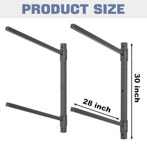 WALMANN Heavy Duty Wall Mounted Kayak Storage Rack for Garage, Adjustable Kayak Hangers for Wall, Holds Up to 220 lbs - style: 4-tier
