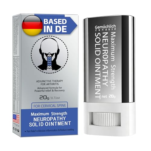 NDC Listed Cervical Spine Pain Relief Arnica Gel Stick GMP Grade OTC Care with Camphor and Hypericum Perforatum Oil for Stiff Neck Neuropathy and Bruises 0.71oz - color: Cervical Spine