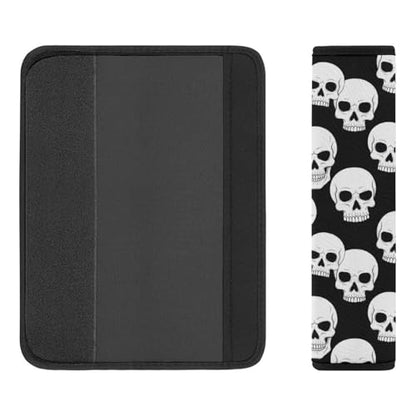 2 Pack Gothic Skull Car Seat Belt Pad Soft Padded Seat Belt Cushion for Child, Stroller Pushchair High Chair, Shock Absorption - color: Pattern 13