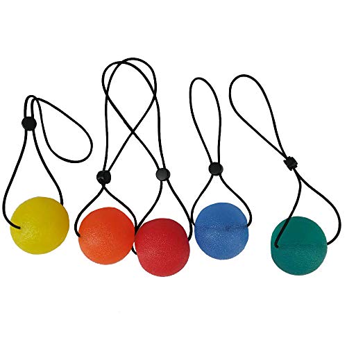Multiple Resistance Therapy Exercise Gel Squeeze Balls for Hand Finger Wrist Muscles Arthritis Grip Exerciser Strengthening - color: Towing Ball