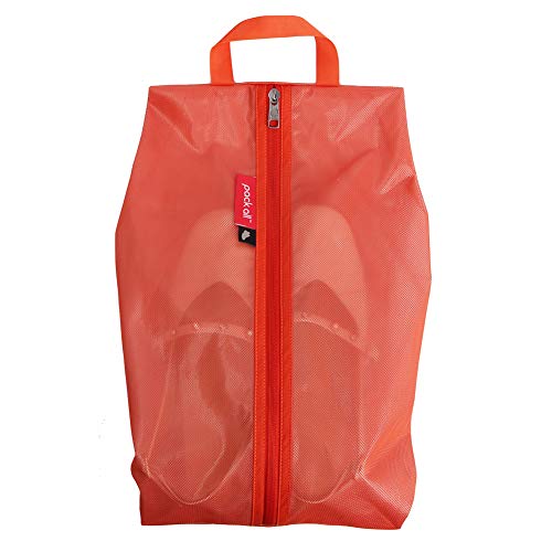 pack all Shoe Bag for Travel, Water-Resistant Shoe Pouch for Sports | Odor-Resistant, Dustproof, Portable, Soccer Cleats & Gym Storage, Fits Up to Size 11, 1 Pack, Orange - color: Orange, style: 1 Pack