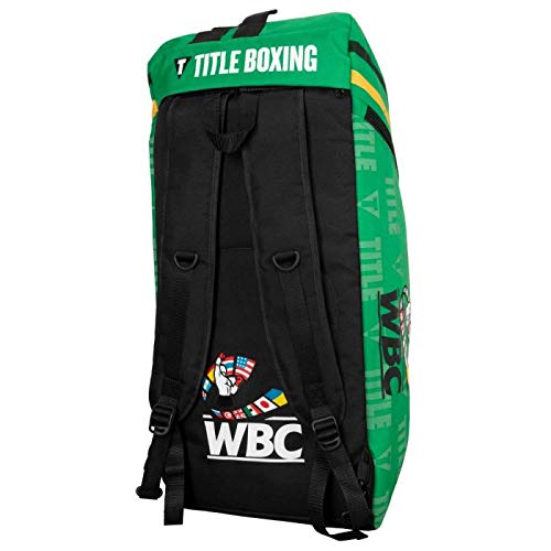 TITLE Boxing WBC Sport Backpack - Gym, Duffle, Equipment Bag - Green