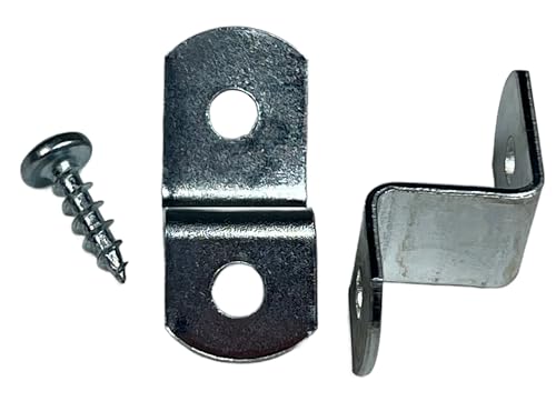 Canvas Clips for Picture Framing Screws Included 15 per Pack ( Choose Your Offset Size ) by E.H.C. (3/8" Offset) - size: 3/8" offset