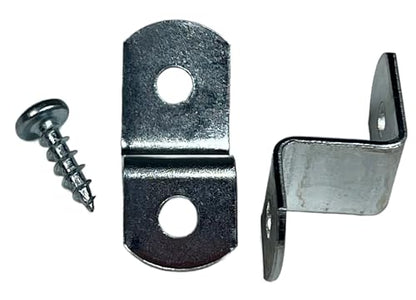 Canvas Clips for Picture Framing Screws Included 15 per Pack ( Choose Your Offset Size ) by E.H.C. (3/8" Offset) - size: 3/8" offset