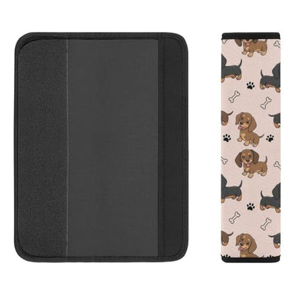 2 Pack Cute Dachshund Dogs Puppy Pet Seat Belt Cover Universal Fit Seat Belt Cushion for Kids, Stroller Pushchair High Chair, Neck and Shoulder Support - color: Pattern 98