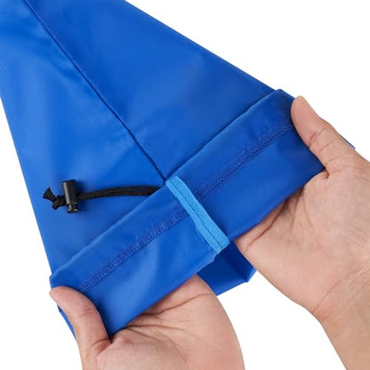 PALTERWEAR Drawstring Bag with Toggle - Nylon Cinch and Ditty Pouch Six-Pack (Blue, 9 x 12 Inch, Set of 6) - color: Blue, size: 9 x 12 Inch