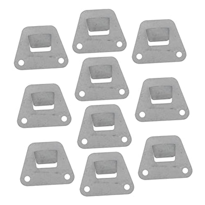NUOBESTY 10pcs Stainless Steel Range Hood Hooks Triangular Hanging Board Accessories for Kitchen Supplies