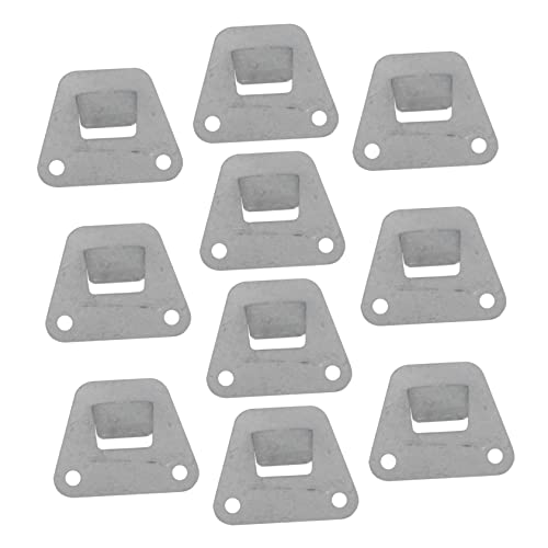 NUOBESTY 10pcs Stainless Steel Range Hood Hooks Triangular Hanging Board Accessories for Kitchen Supplies