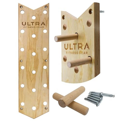 Climbing Pegboard 51 Inch, Climbing Hold Cross Training Exercise Equipment, Climbing Wall Training Ladder for Fitness, Agility and Muscle Strength