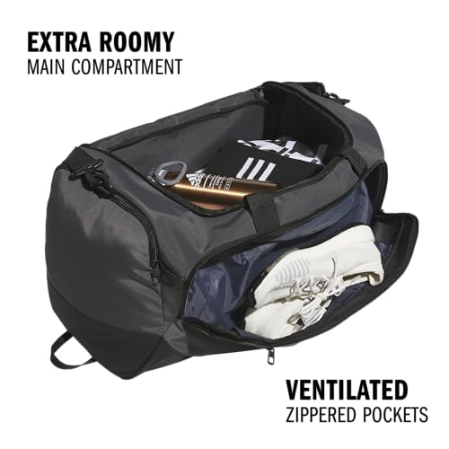 adidas Defender 5 Duffel Bag for Sports, Gym and Travel, Team Dark Grey, OSFA - color: Team Dark Grey/Medium 59L, style: Medium 59l