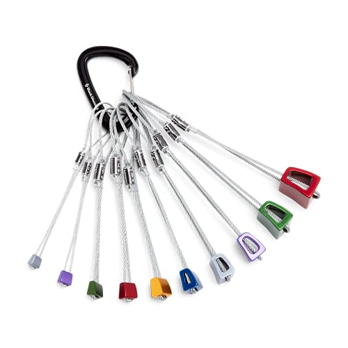 BLACK DIAMOND Classic Stopper Set #4-13, Durable Aluminum Nuts, Color-Coded | durable steel cables, versatile passive protection, for alpine routes, trad climbing, sport climbs, anchors, and rappels - style: #4-13