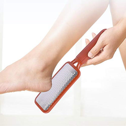 2 Pieces Colossal Foot Rasp Foot Files Callus Remover Foot Scrubber, Stainless Steel Feet Grater Heel File Foot Pedicure Tools for Dry Cracked Heels - color: Foot Rasp X 2