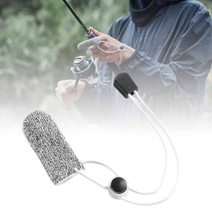 Antislip Finger Guard With Adjustable Tightness For Fishing Wood Carving Stone Engraving Cut Protector Fishing Finger Cover