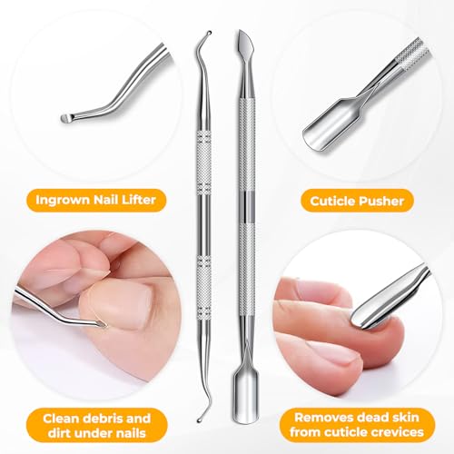 Toenail Clippers for Seniors Thick Ingrown Toenails, Large Angled Nail Clippers for Men with Catcher, Heavy Duty Slanted Fingernail Clipper Long Handle Nail Cutter Gifts for Men Women Adults - style: Black Nail Clippers Set
