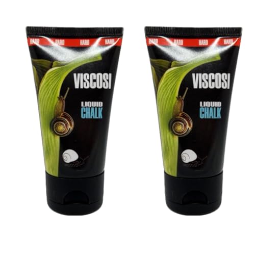 Viscosi Liquid Chalk (HARD) 50 ml, 2-Pack (1,7oz+1,7oz) - Premium Pole Grip for Pole Dancing, Aerial Silks, Climbing, Gymnastics, and More. Enhanced Grip Aid for Secure and Confident Performance. Pole Dancing Chalk, Climbing Chalk, Gym Chalk