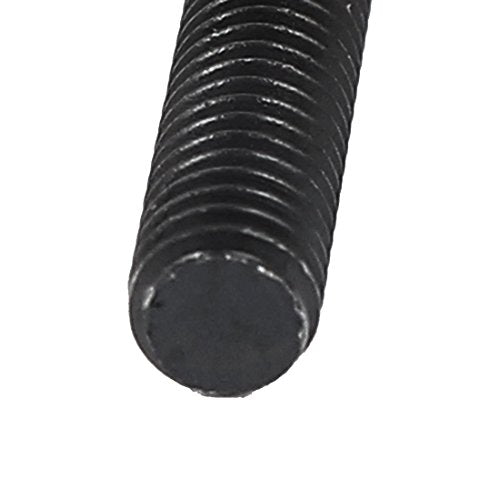 uxcell M6x55mm 12.9 Alloy Steel Hex Socket Screws Partially Threaded Bolt Black 10Pcs - size: M6x55mm
