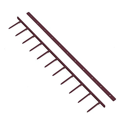 11-Inch Long x 1-Inch Wide Velobind Binding Spines - VBH1101-11 Pins Per Spine - Compatible with Velobind Binding Machines - 100 per Box - color: Maroon