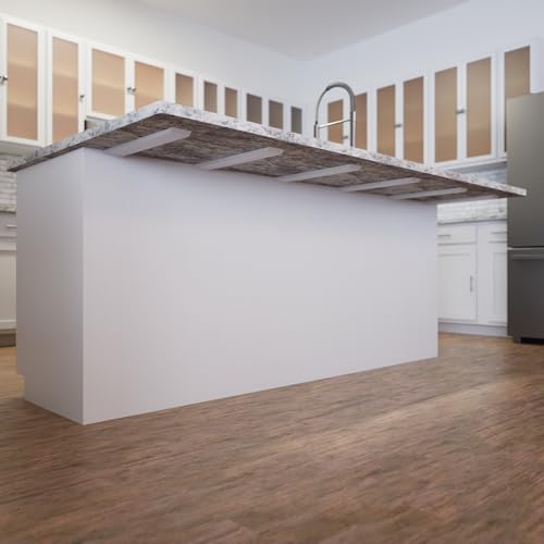 The Original Granite Bracket Countertop Support L-Bracket (Aluminum - White, 14 Inches) - size: 14 Inches, style: Aluminum - White