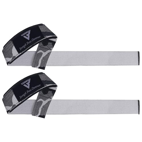 Weight Lifting Straps,Powerlifting Deadlifting, Anti Slip 60CM Hand Bar Grip, 5MM Neoprene Wrist Support, Heavy Duty Weightlifting Bodybuilding Workout - color: Camo