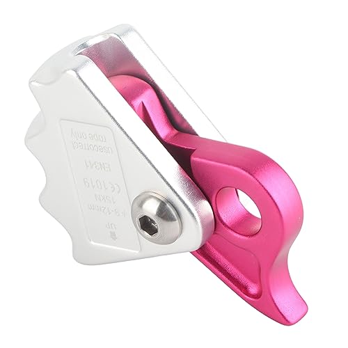 15KN Self Brems Stop Stop Stop with Automatic Blocking Equipment for Climbing, Suitable for a 9-12 Mm Rope, Easy to Use