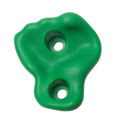 Keenso Rock Climbing Holds, PE Rock Wall Hold Set 12PCS with Screws and Wrench, Ergonomic Grip, 80kg Capacity, 12.5 X 10cm, for Indoor Outdoor Kids Adults Training - color: Green