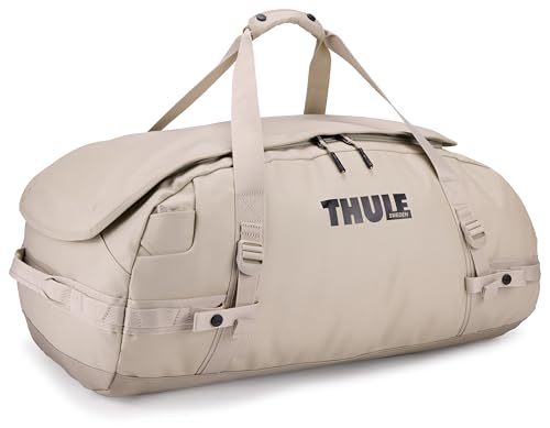 Thule Chasm Duffel bag, Weather-resistant materials, Easy packing, Converts to backpack, Internal pockets, Travel-ready - color: SOFT SAND, size: 70L